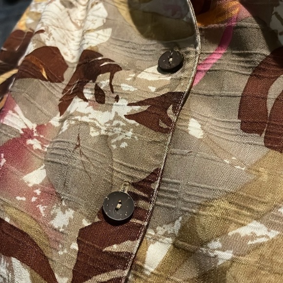 EUC Vintage Alfred Dunner Abstract Floral Print Shirt - Picture 8 of 9